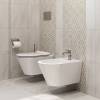 Биде Kerama Marazzi Plaza Modern подвесное, белое глянцевое фото 4