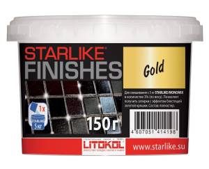 Добавка декоративная Litokol Starlike Finishes Gold для затирки 150 г