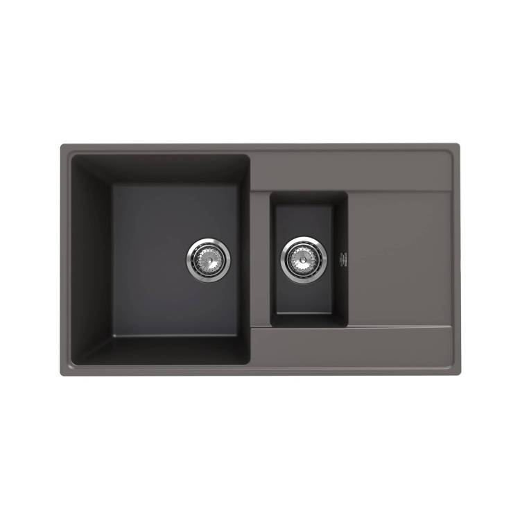 Кухонная мойка Ulgran Quartz Prima 860 15K-09 асфальт