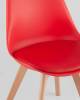 Набор из 4 стульев Stool Group Frankfurt Y863 red X4 красный фото 8