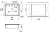 Мойка кухонная EMAR Quartz EMQ-1640.Q Морион фото 2
