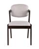 Стул Stool Group Viva MH32060 BZ-10 LIGHT GREY массив гевеи эспрессо, мягкое сидение, светло-серое фото 2