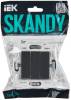 Выключатель 3-клавишный IEK Skandy SK-V30-0-10-K48 титан фото 6