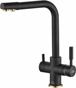 Смеситель для кухни ZorG Steel Hammer SH 552 BLACK BR
