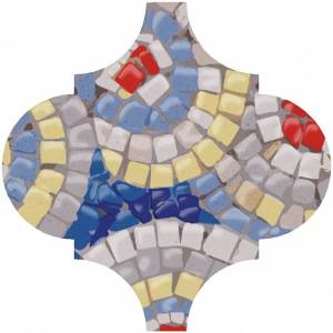Декор Kerama Marazzi Арабески Майолика OP/A172/65000 Гауди 6.5x6.5