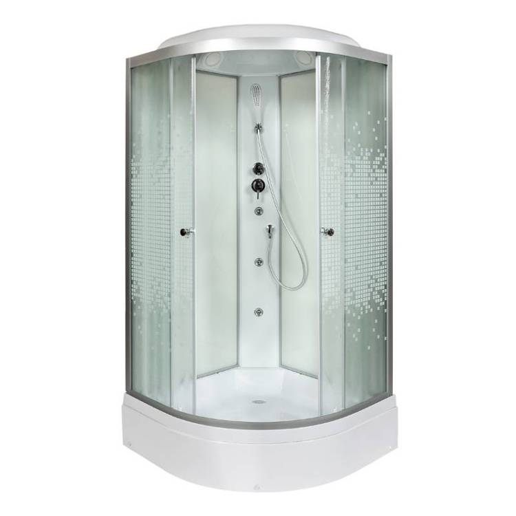 Душевая кабина AvaCan L710GM с гидромассажем, 100x100x215