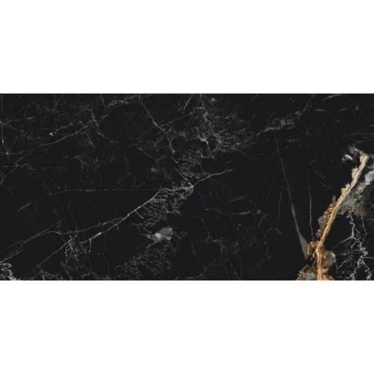 Керамогранит Unico Tiles Porcelain Tiles Vience Black Polished 60x120