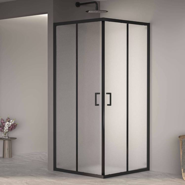 Душевой уголок RGW Passage PA-030B 3508103088-24 80x80 см профиль Черный