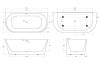 Акриловая ванна BelBagno BB710-1700-800 170x79 Белый фото 3
