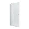 Дверь в нишу NEW TRENDY NEW SOLEO одинарные 90x195 D-0155A (хром)