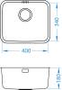 Мойка кухонная Alveus Luno 20 1128740 Sat 90 Fi с сифоном, 34x40 фото 4