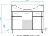 Мебель для ванной Style Line Эко Стандарт №26 100 белая фото 12