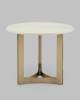 Стол журнальный Stool Group Кассия EET-292-BRCGS-white 333-2 светлая керамика 60x60x50 фото 3