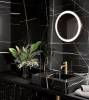 Керамогранит Kutahya Kristal Nox Black Rectified Parlak Nano 60x120 фото 2