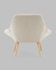 Кресло Stool Group Олби Страйпс QH-2805K 263-1 light beige белый фото 5