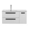 Тумба под раковину Cezares ECO-CER-N-1000-2C-1A-SO-BL-L Bianco Lucido, 100x45.7x50
