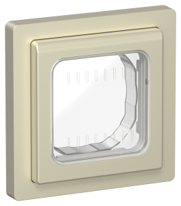 Рамка 1-постовая IEK Flite FI-M10-32-55-K37 шампань