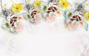 3D Фотообои Artegrafico «Пестрое настроение» FW-007 акварель