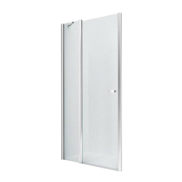 Дверь в нишу NEW TRENDY NEW SOLEO одинарные 90x195 D-0155A (хром)