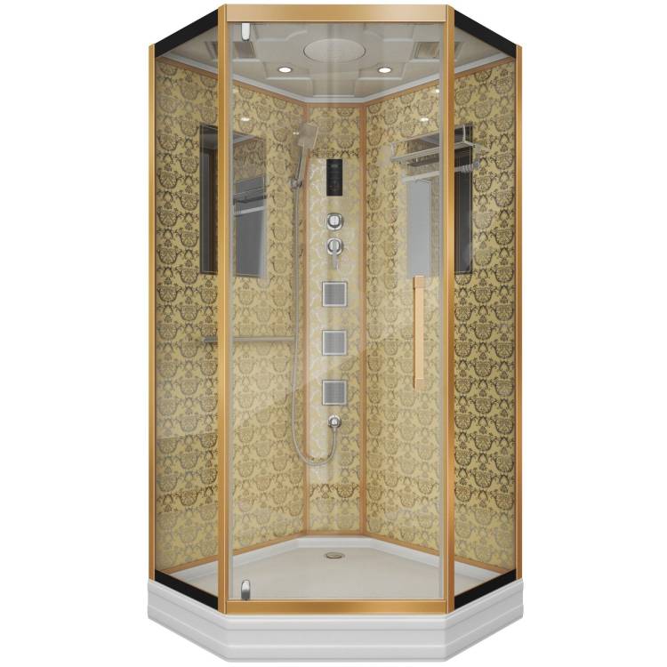 Душевая кабина Niagara Luxe 7717G золото