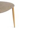 Стул обеденный Tetchair Белси 25677 светло-коричневый/натуральный фото 13