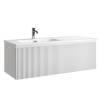 Тумба с раковиной Sancos Snob R 1.0 левая, Bianco, 120x42.6