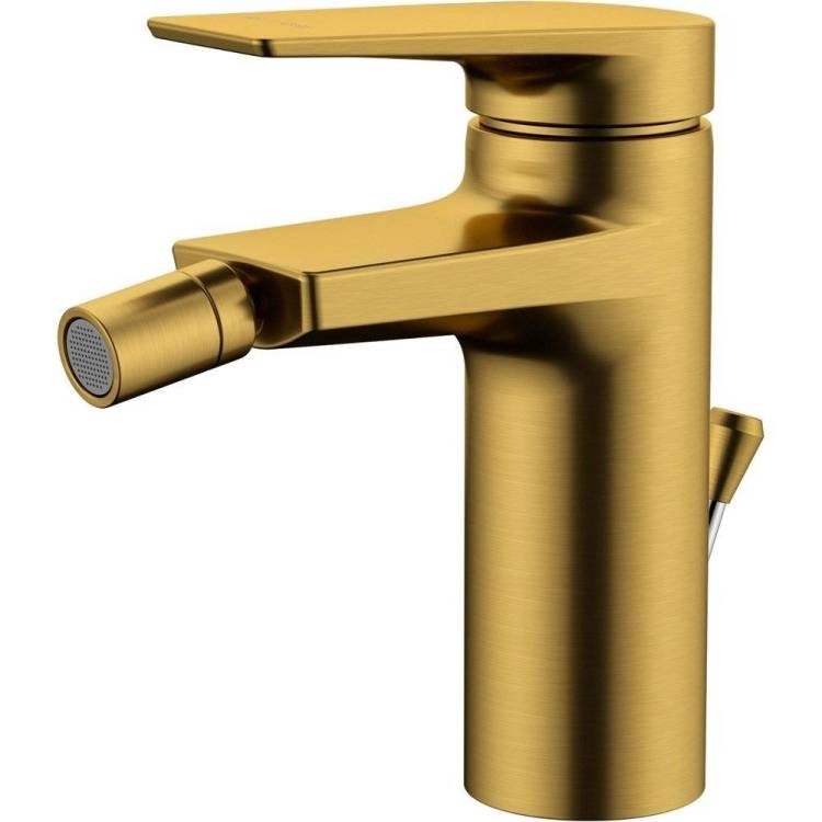Смеситель для биде Wasserkraft Aisch 5506 золотой матовый