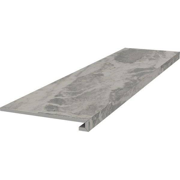Ступень Kerama Marazzi Альбино DL503120R\GCF Клееная Серый Обрезной 33x119.5