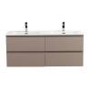 Тумба под раковину BelBagno KRAFT-1200-4C-SO-СO Бежевый матовый, 120x45.5x50