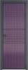 Межкомнатная дверь Profil Doors 2 AX цвет профиля Серая ночь, стекло безопасное 6 мм мору фиолетовое 700x2000