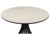 Стол Notta Вивиен 625628 krater perla repose, черный 110x110x75 фото 3