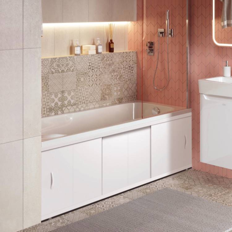 Экран под ванну Alavann Elegant ALV0928001 белый, 151x53