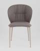 Набор из 2 стульев Stool Group Deia DC1151 S301-05 gr.l X2 серая экокожа серые ножки фото 3