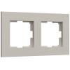 Рамка 2-постовая Werkel Slab W0022917 дымчатый софт