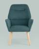 Кресло Stool Group Стерн QH-8857SKP 263-8 green темно-бирюзовый фото 4
