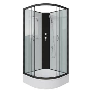 Душевая кабина Niagara Classic NG-6702-14BK (1000x1000x2000) со средним поддоном (26см)