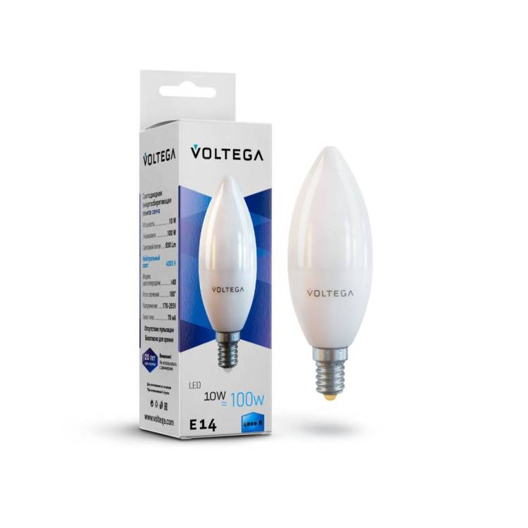 Светодиодная лампа Voltega Simple Candle 10W 7065