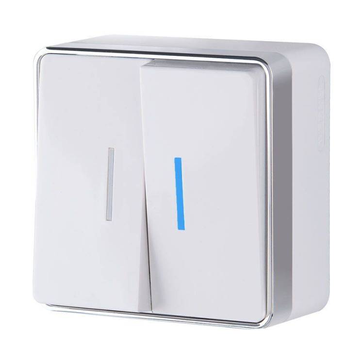 Выключатель двухклавишный с подсветкой Werkel Gallant W5020101