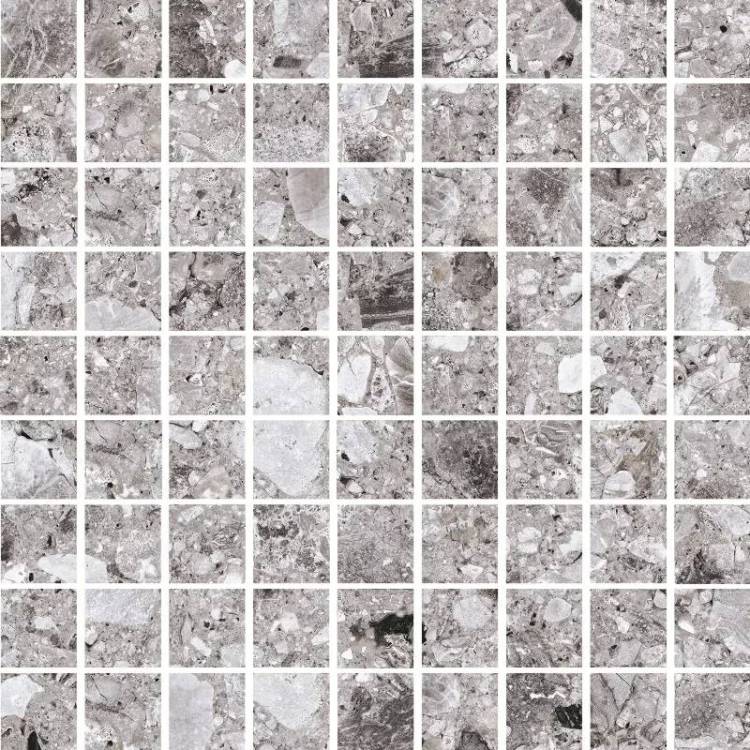 Мозаика Kerranova Terrazzo K-331/MR/m01 Light Grey 300x300x10