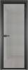 Межкомнатная дверь Profil Doors 1 AV цвет профиля Серая ночь, стекло безопасное 6 мм рэте 800x2000