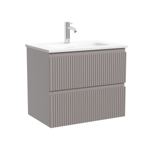 Тумба под раковину Sancos Snob R SNR60/39SM c двумя ящиками Soft close, Doha Soft, 59x39x50