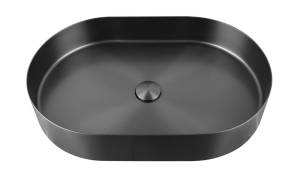 Раковина AltroBagno Этерно (Eterno) 001026 MtGr оружейная сталь, 59.2x38.9