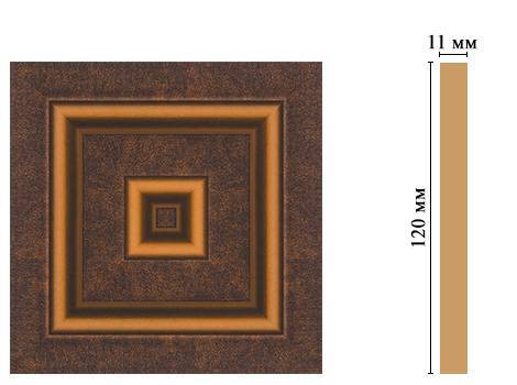 Вставка цветная DECOMASTER D206-56 12x12x1.1