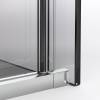 Душевой уголок Vincea Stella VSR-1ST8013CLGM профиль вороненая сталь, стекло прозрачное, 130x80x200 фото 5