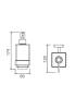 Дозатор AltroBagno Quadro 080403 Cr фото 2