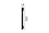 Плинтус NMC Wallstyl FD20 200x1.8x20 фото 2