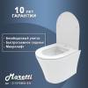 Унитаз подвесной Maretti Elio EL10PBM64-844 безободковый, сиденье микролифт, белый фото 8