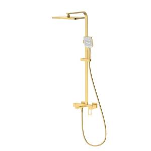 Душевая стойка DQ Dortmund DA1713707 золото матовое