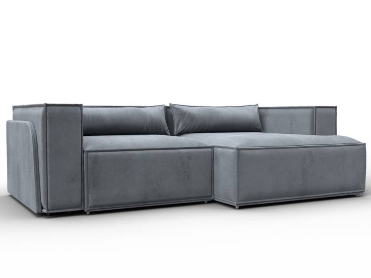 Диван угловой Лига Диванов Лига-061 131152 Серый