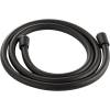 Душевой шланг Wasserkraft Elbe A242 7400, черный матовый, 150 см